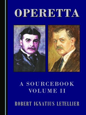 cover image of Operetta: A Sourcebook, Volume 2